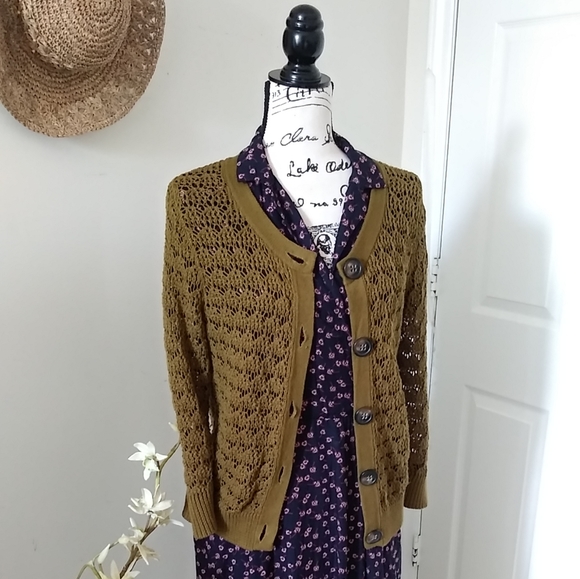 🌵VINTAGE OLD NAVY COTTON KNIT SWEATER - Picture 4 of 10